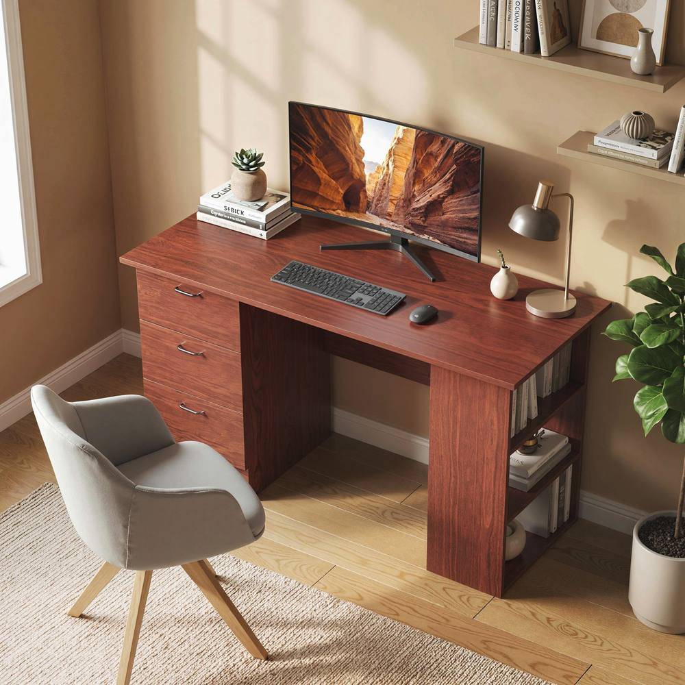 Homcom 120cm PC Table Workstation Writing Desk