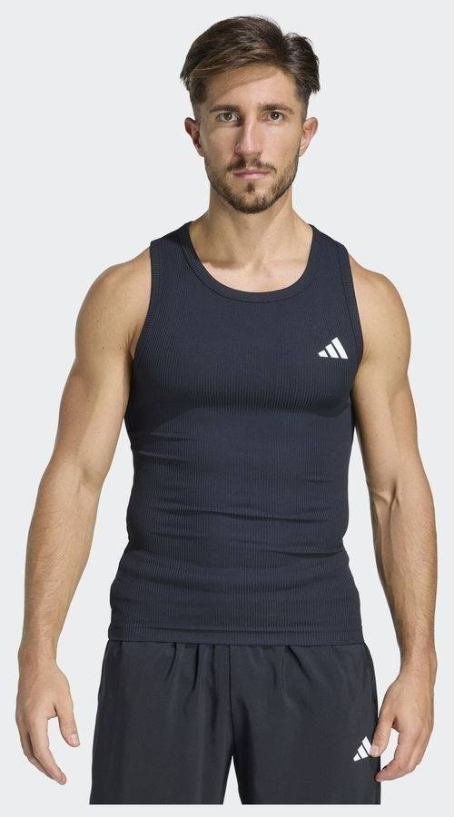 adidas Power Essentials Workout Ribbet Tanktop - Black