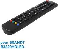 Vestel Télécommande TV Remplacement B3220HDLED
