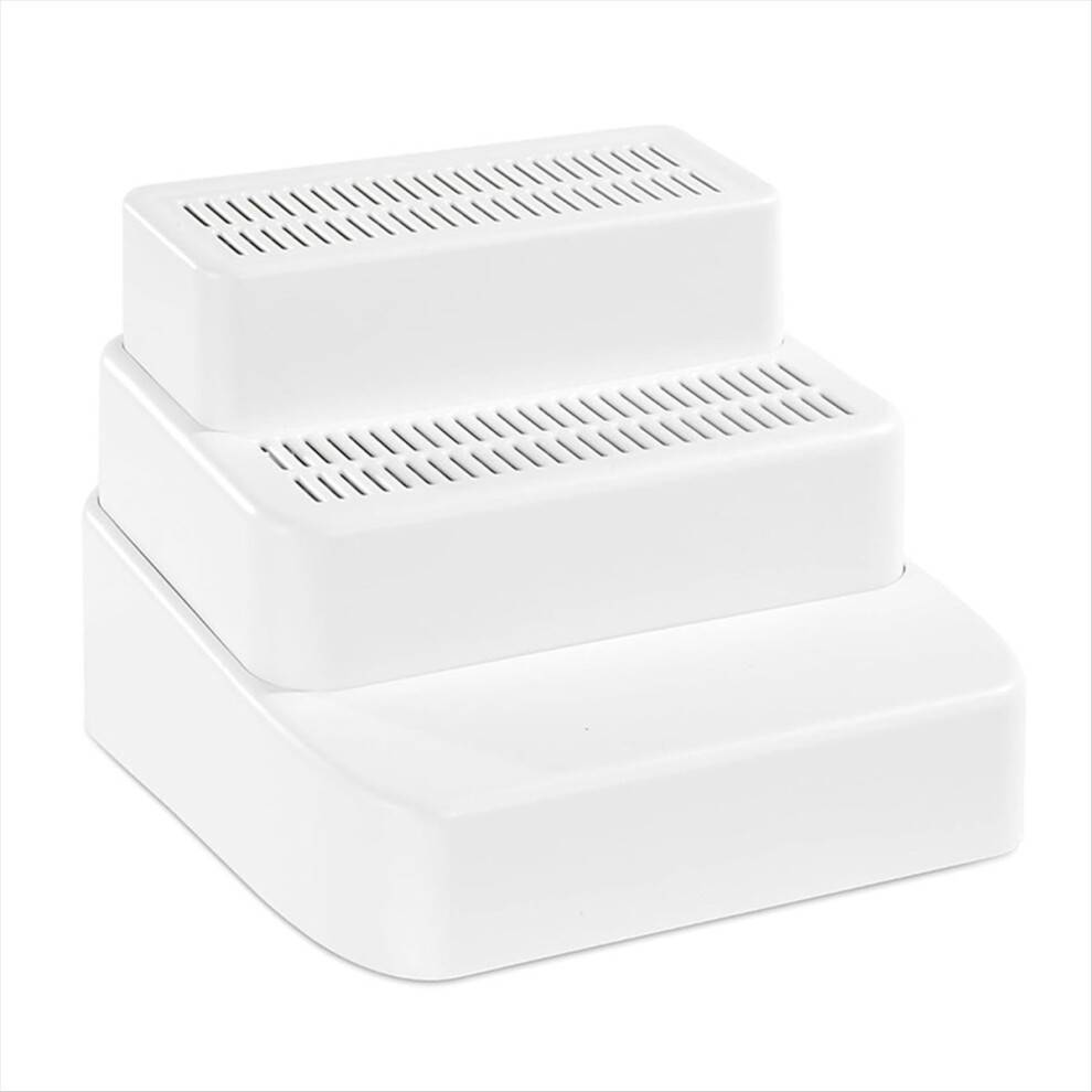 Melitt Adjustable Litter Box Ramp with Filter 3 Steps