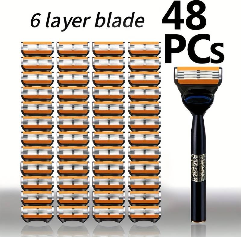Temu Men's 6-Layer Manual Safety Razor
