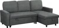 Homcom Pull Out Bed with Storage Sofa