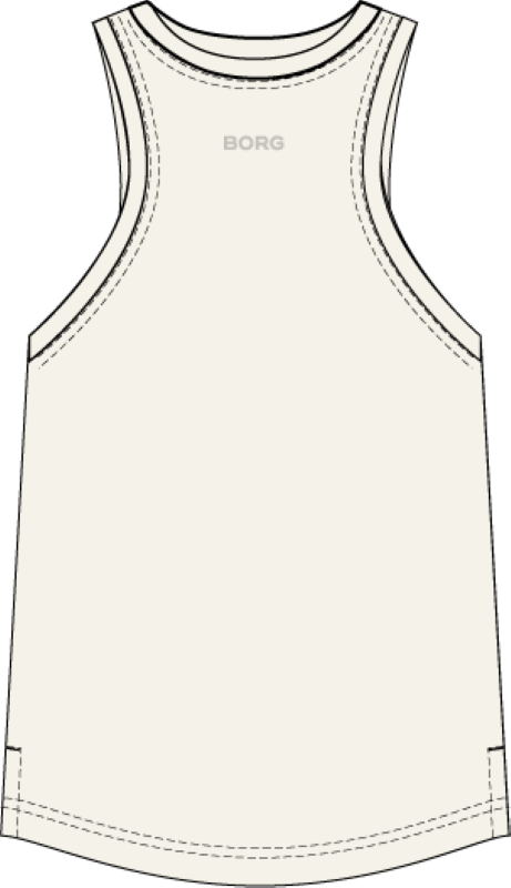 Björn Borg Racerback Tank Top - Vit