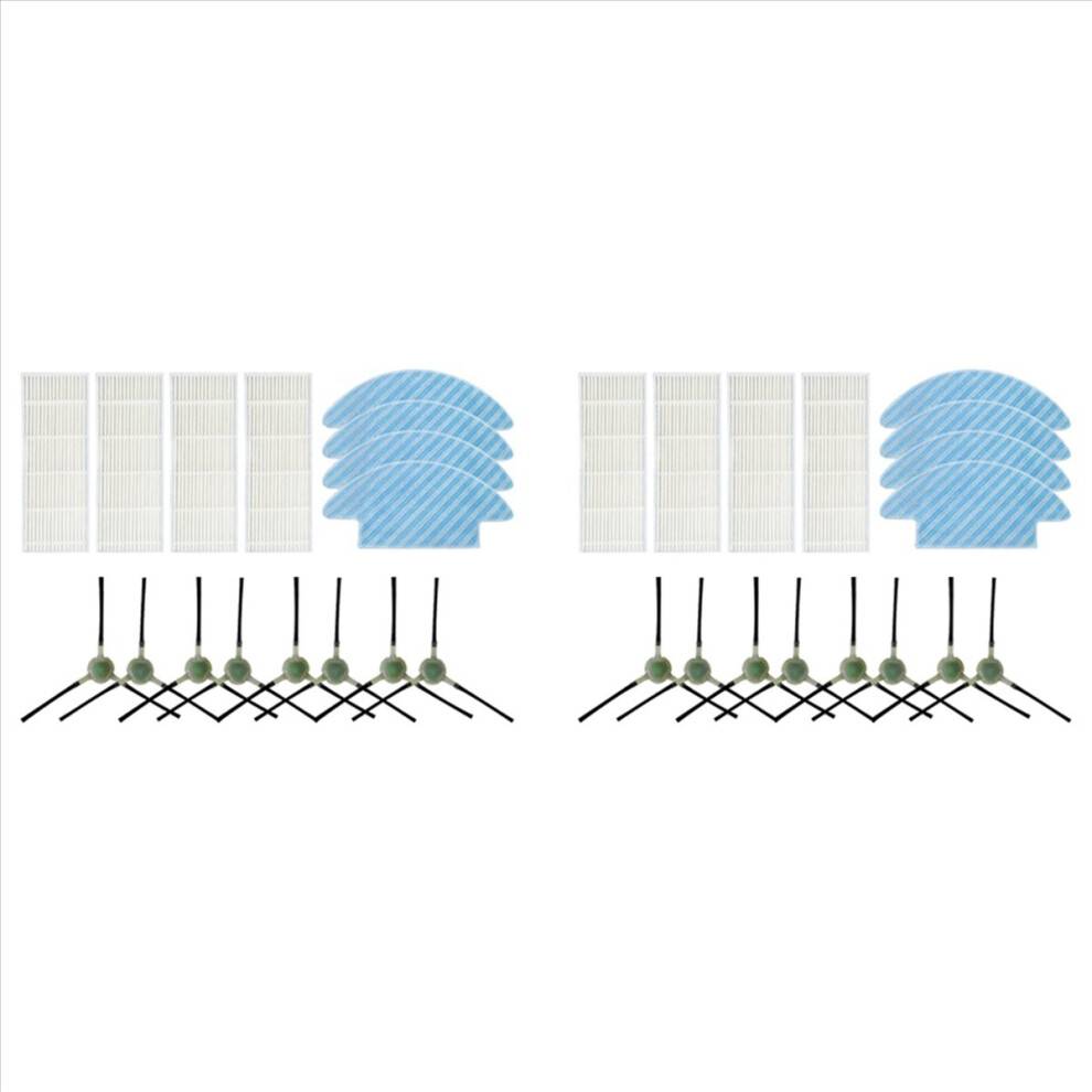 Melitt Side Brush HEPA Filter Rag Set