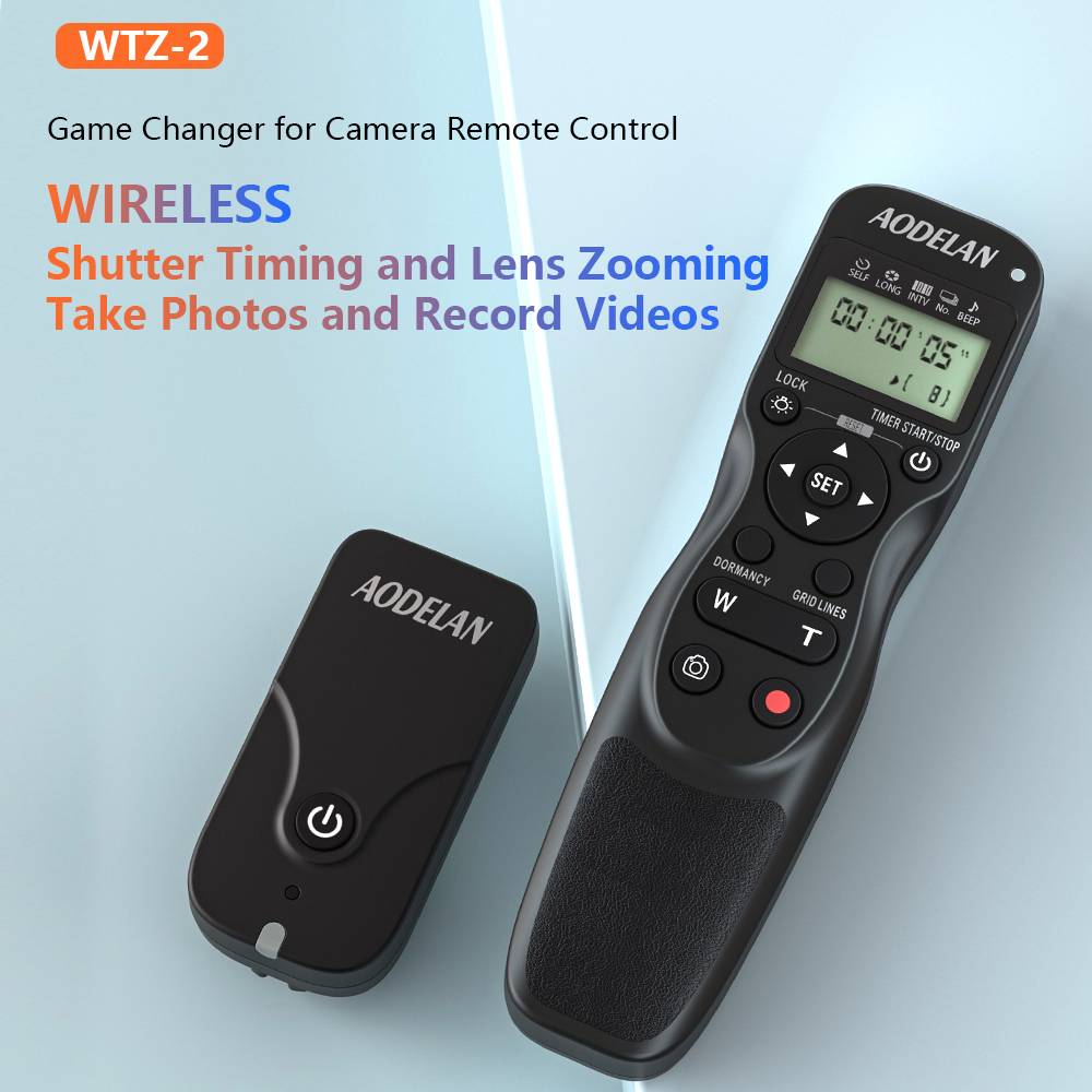 Sony a6600 AODELAN Wireless Camera Remote Control Timer Zoom Cable