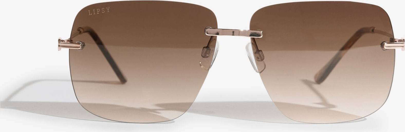 Lipsy Square Rimless Sunglasses