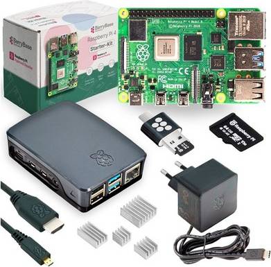 Pi 4 BerryBase Raspberry Pi 4 Starterkit 64GB microSDHC
