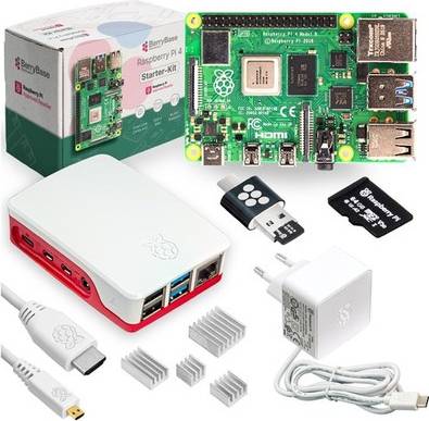 BerryBase Raspberry Pi 4 Starterkit 64GB MicroSDHC