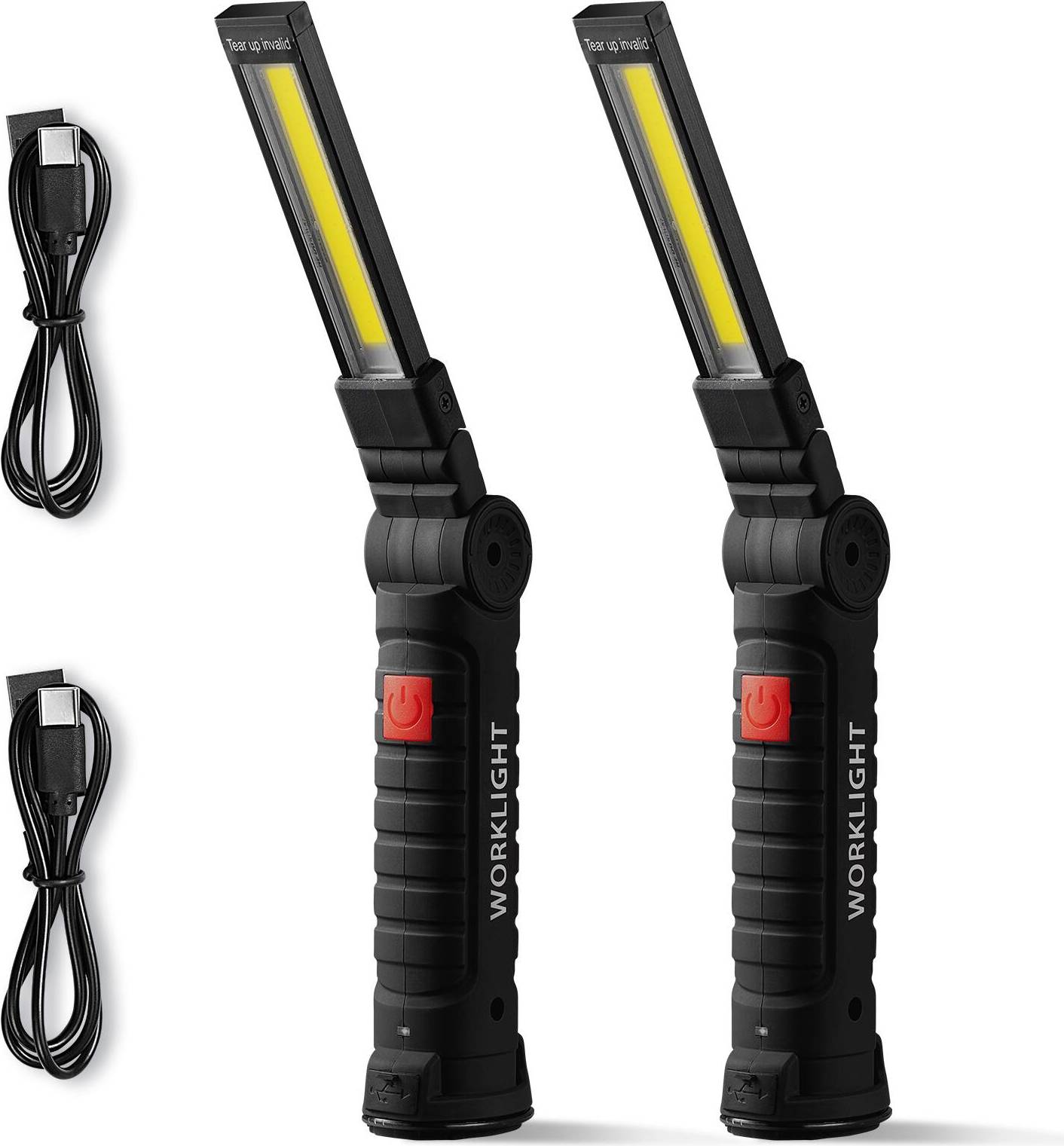 Led work lights VEVOR Rechargeable LED Work Light 1200 mAh