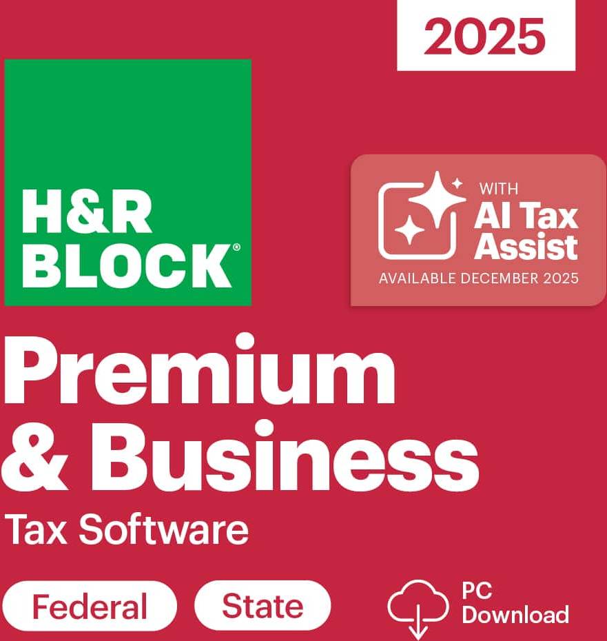 H&R Block Premium Business Tax Software 2025