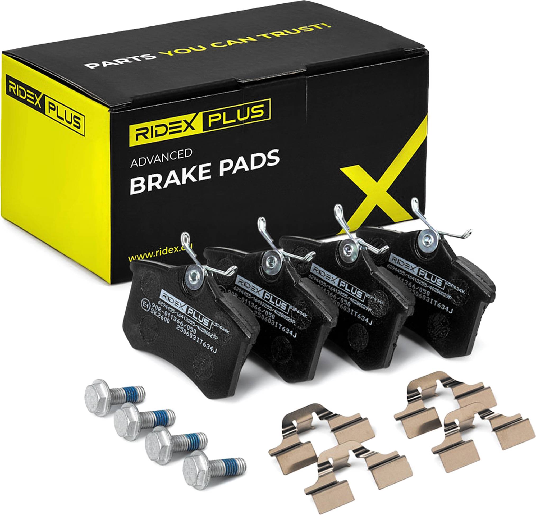 Ridex Brake Pad Set Rear Axle