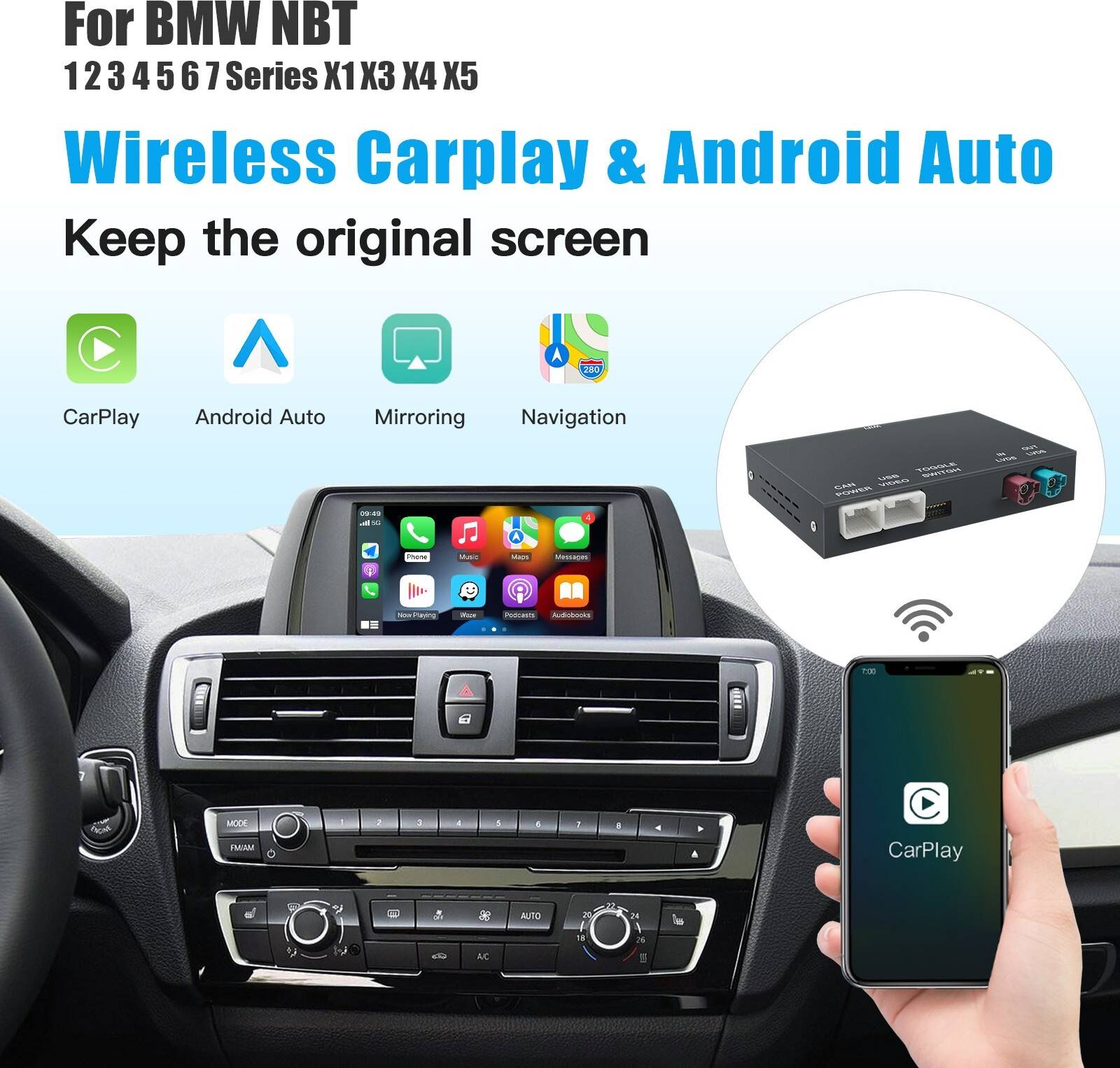 Android auto Wireless Carplay Android Auto For Bmw
