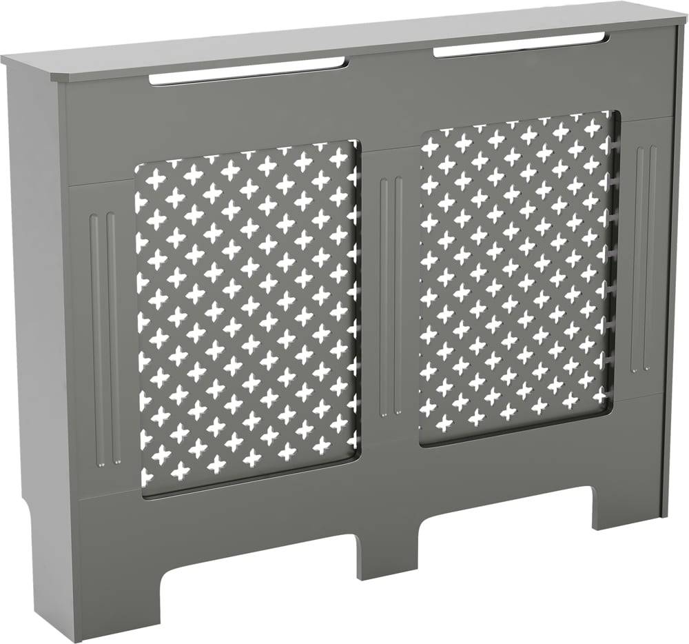 Vida Designs Oxford Olive Grey Radiator Cover Medium
