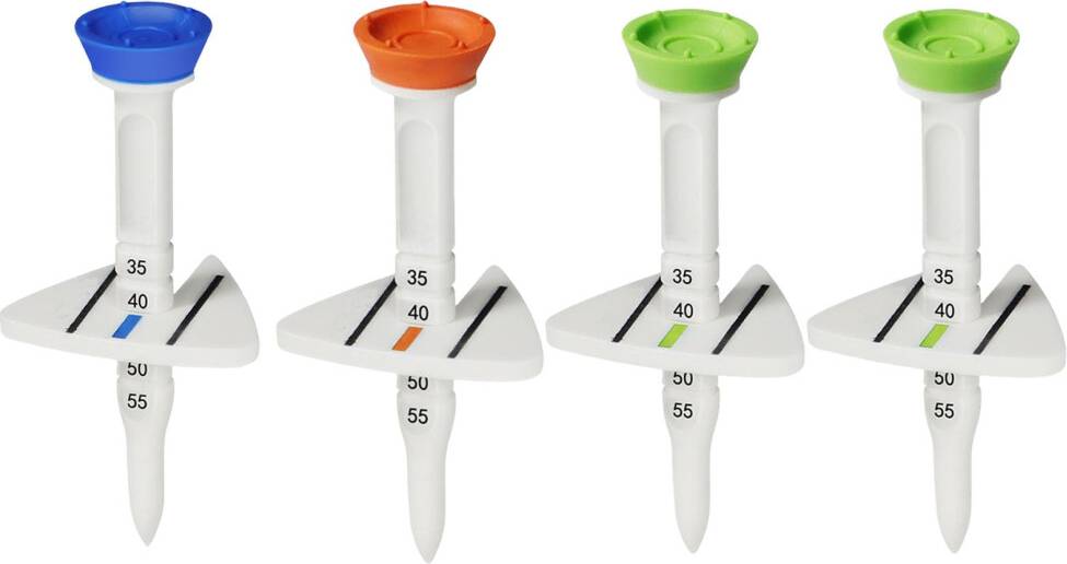 4pcs Golf Tees ABS Base Support Driver Set