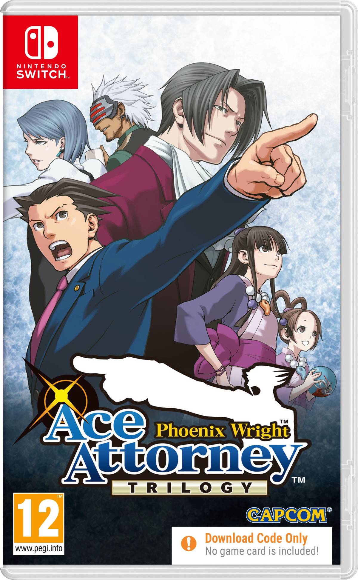 Phoenix Wright Ace Attorney Trilogy Code in Box