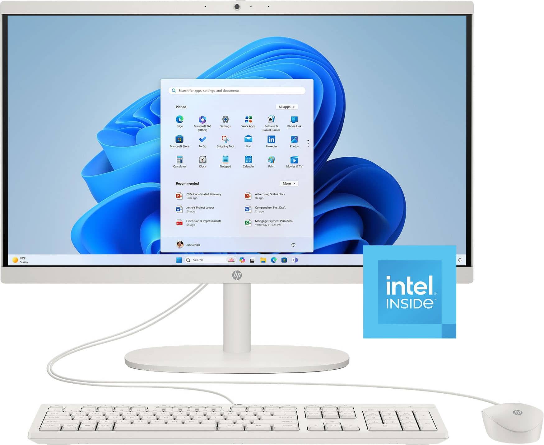 Hp all in one computer HP Intel Processor N100 21.5 Inch All-in-One Intel Processor N100