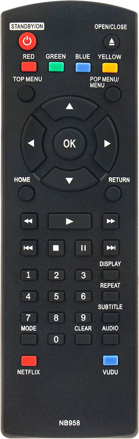 Allimity NB958 Replacement Remote Control