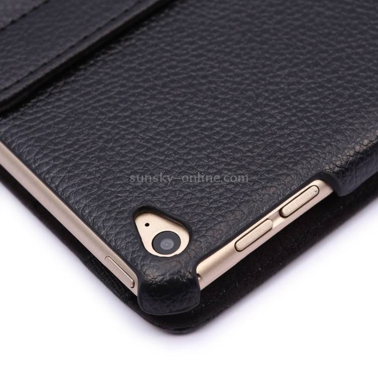 360 Degree Rotation Litchi Texture Flip Leather Case