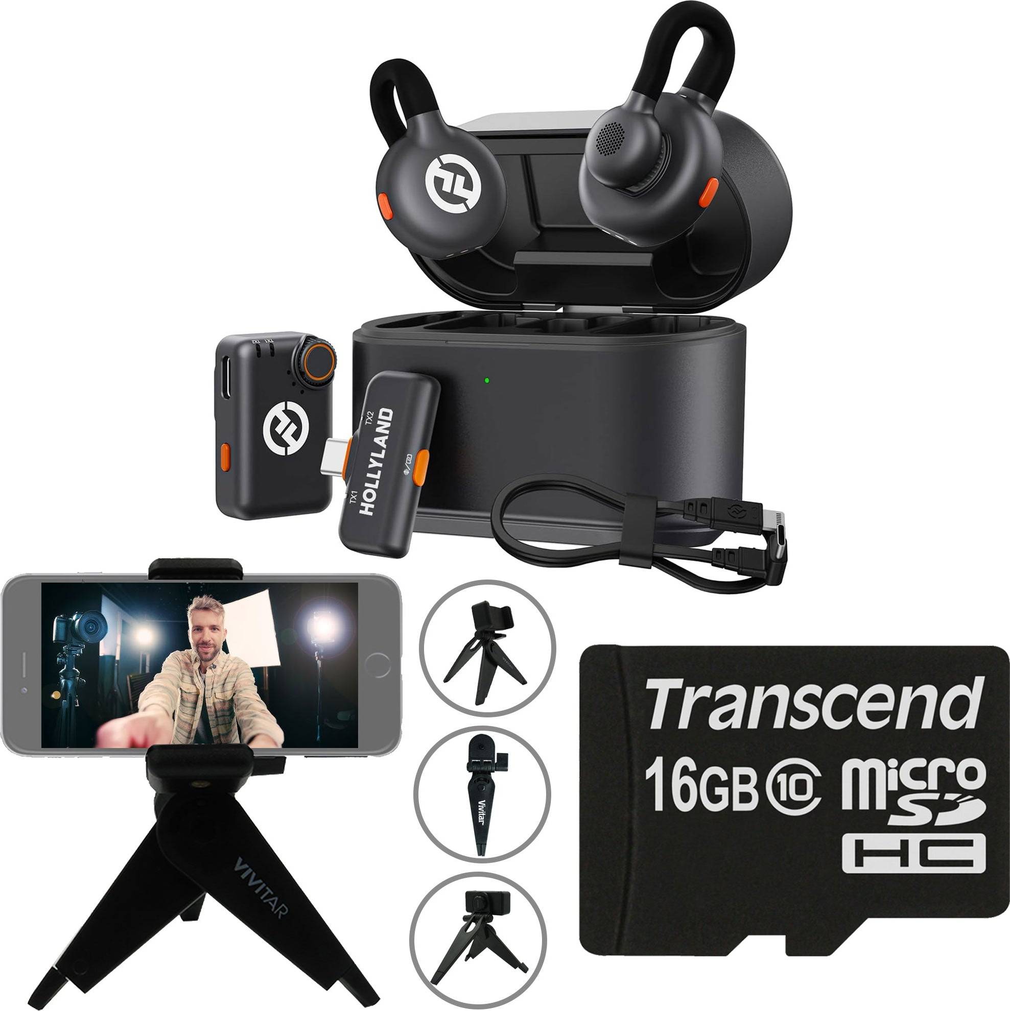 Hollyland lark Hollyland Lark M2S Combo Wireless Mic System