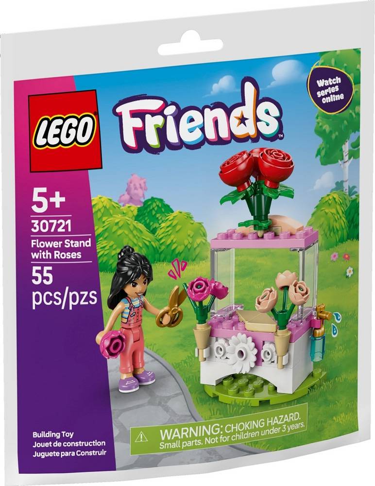 Lego flower LEGO Friends Flower Stand with Roses