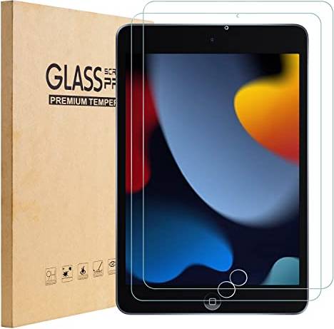 Apple ipad 2021 9th gen IPad 10.2 Inch Screen Protector 2 Pack
