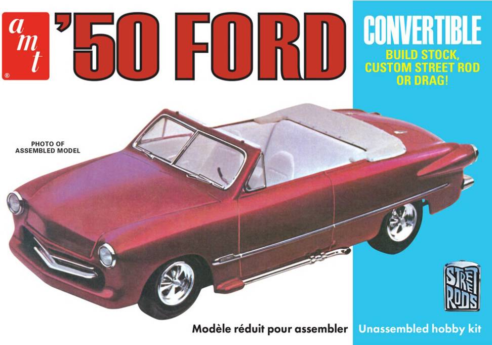 Maxpower AMT 1413 1950 Ford Convertible Street Rods Edition Model Kit