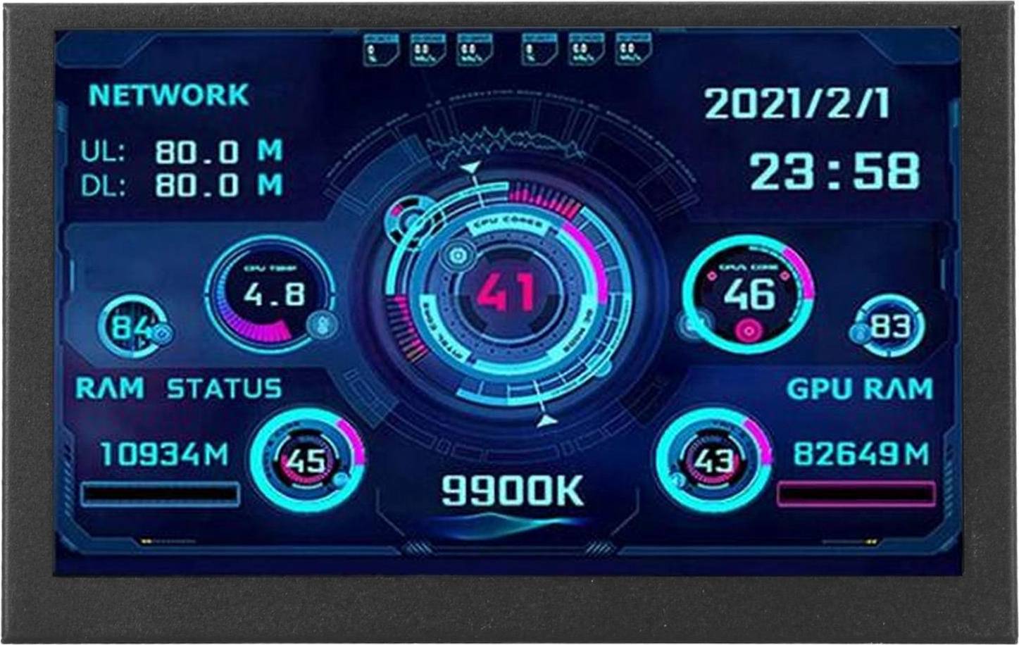 Computer Temp Monitor 5 Inch IPS Type C