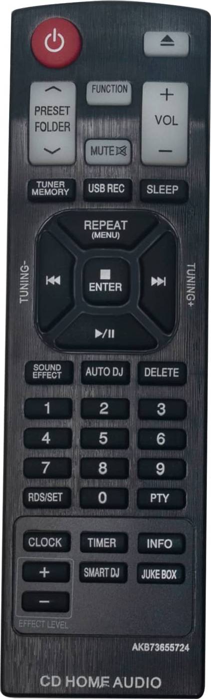 Winflike AKB73655724 Remote For LG Mini Hi-Fi System