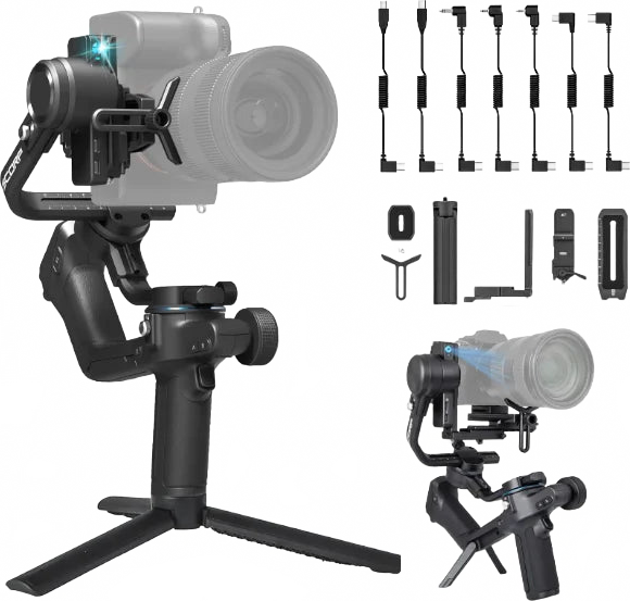 Scorp 2 Camera Gimbal Stabilizer AI Tracking