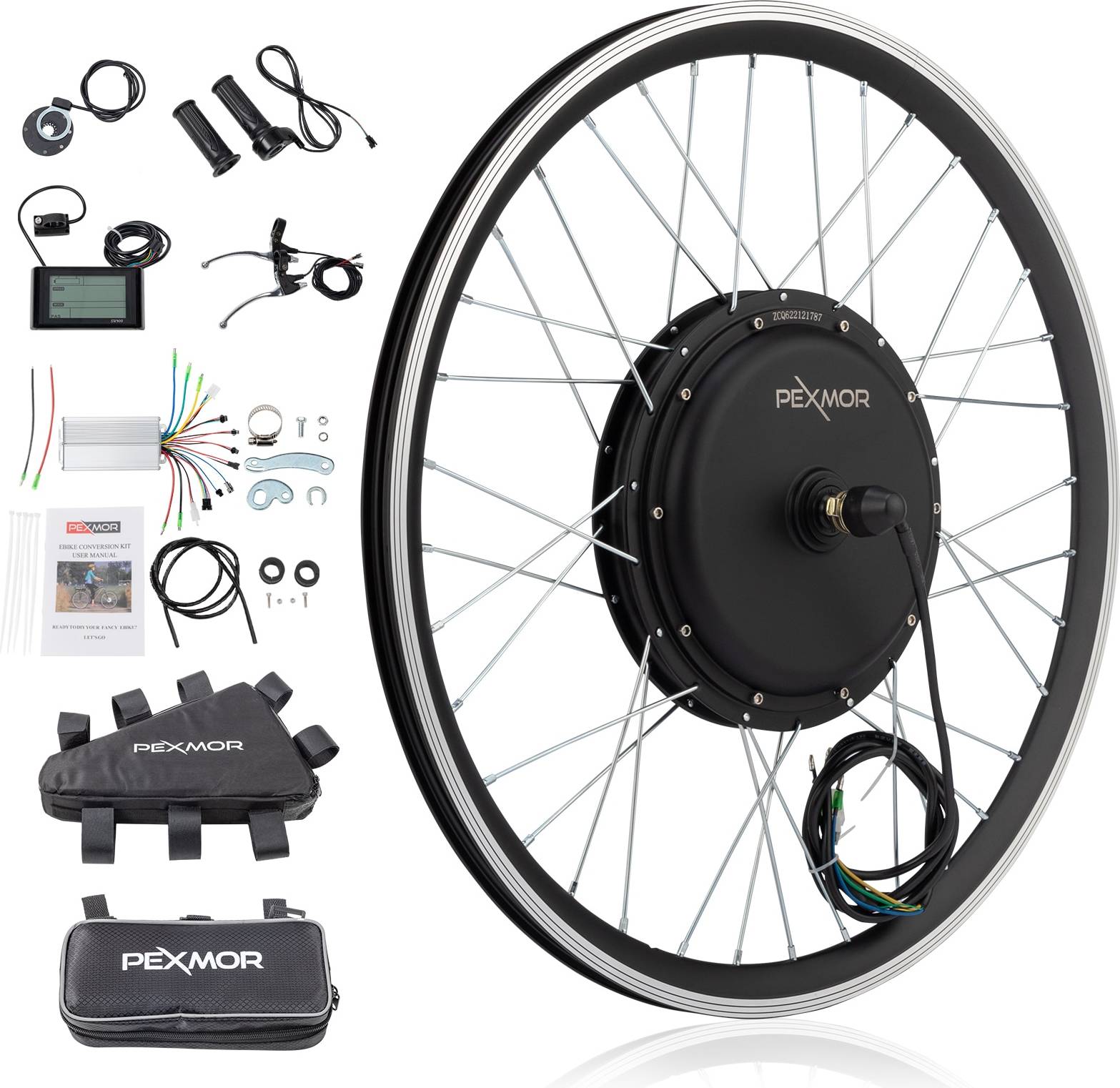 E bike kit Vingli 20in Front Wheel Electric Bike Conversion Kit