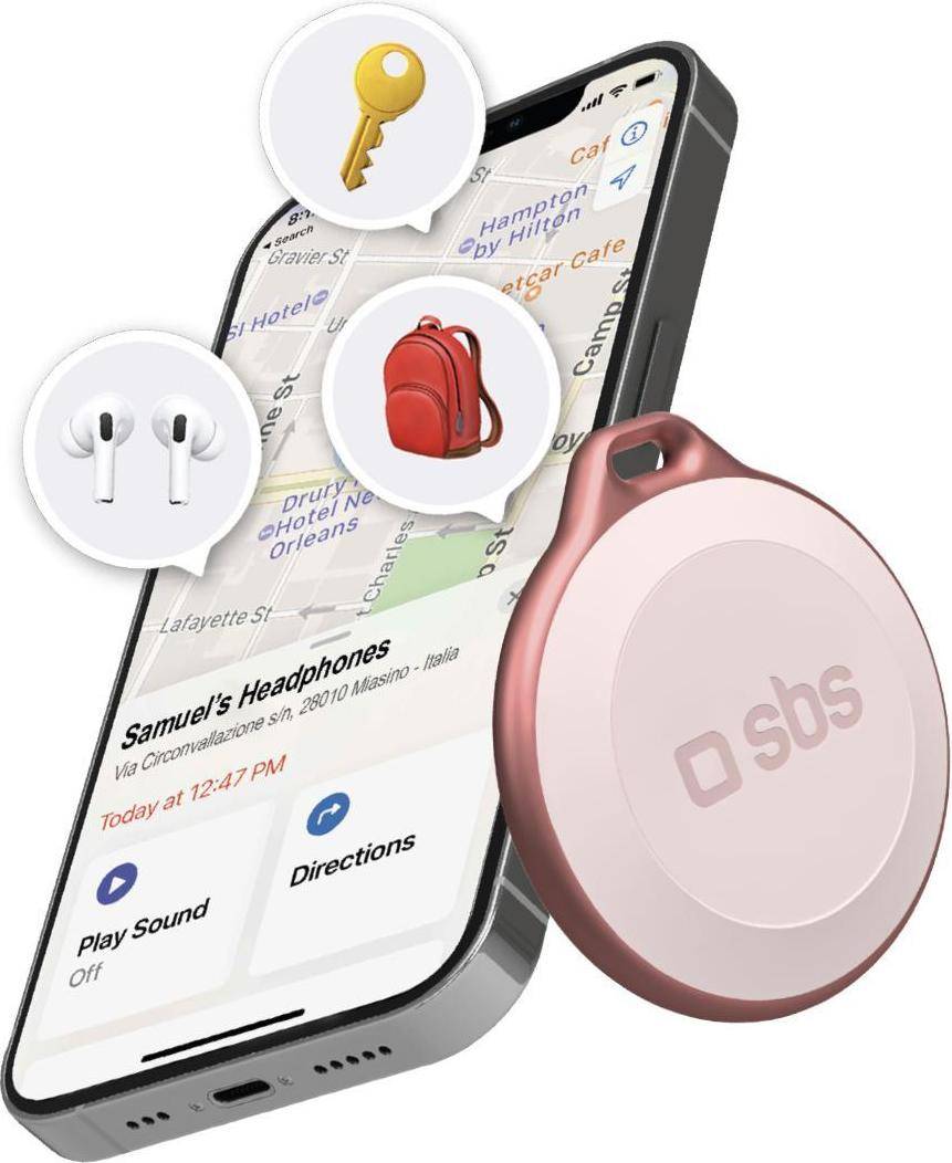 SBS Tracker Findmy Dov'è Tefindbtapp Rosa
