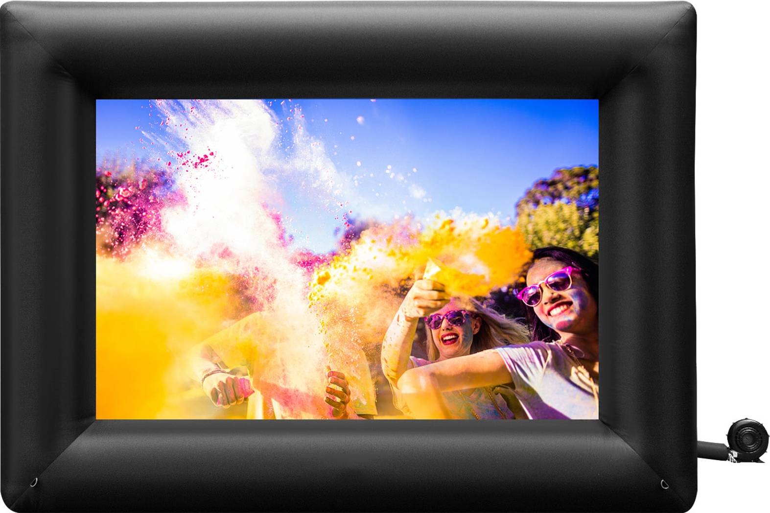 Inflatable projector screen VEVOR Inflatable Movie Screen 24FT 360W