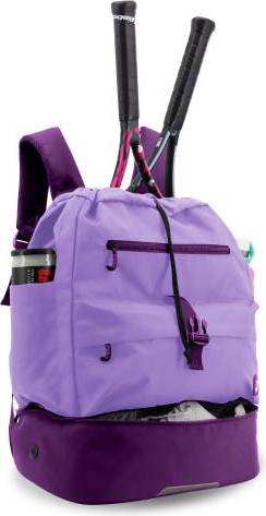Tennis racket bag J World Ace Racket Sports Backpack Purple