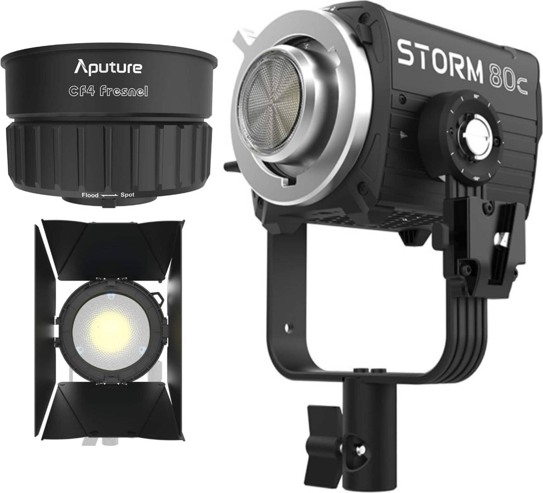 Aputure Storm 80c 80W Tunable Compact Point Source Bundle