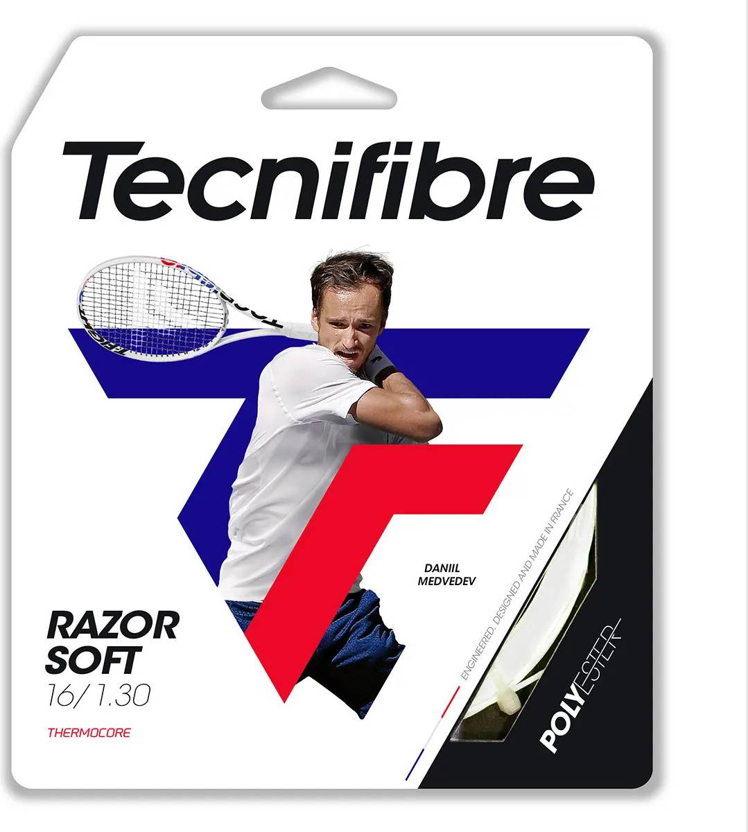 Tecnifibre Razor Soft 12m String Set White