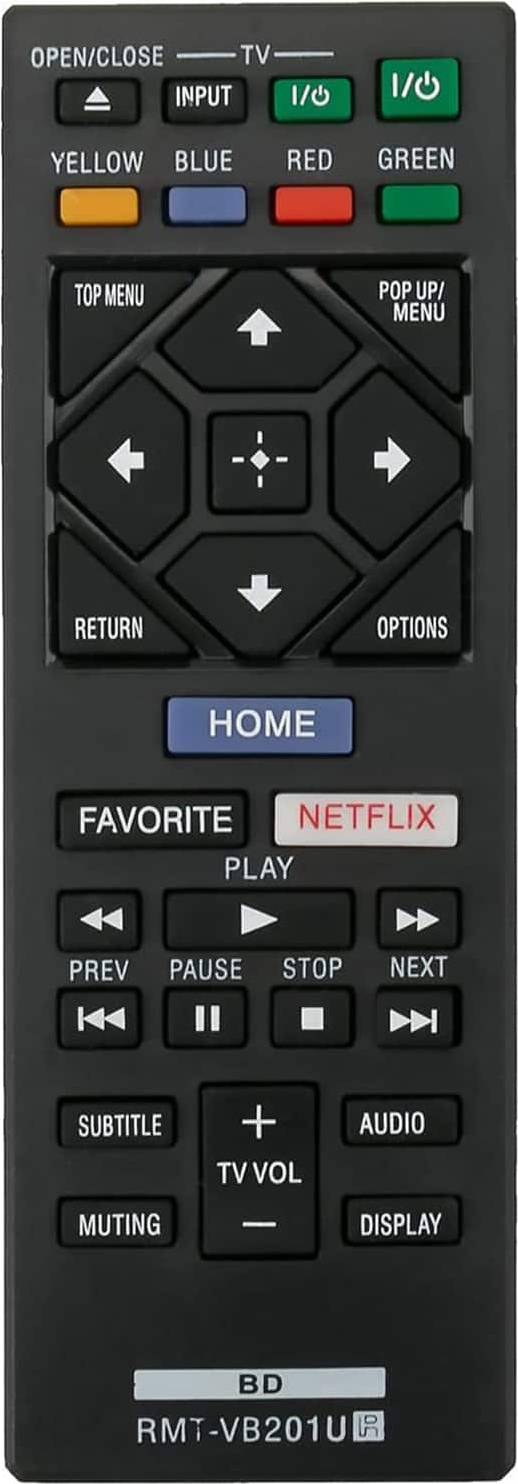 RMT-VB201U Remote Control Blu-Ray BD Disc
