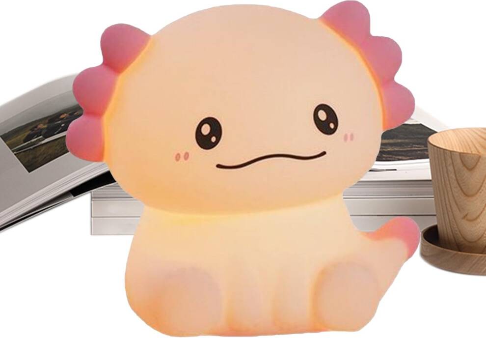 Axolotl Shape LED Changing Night Light