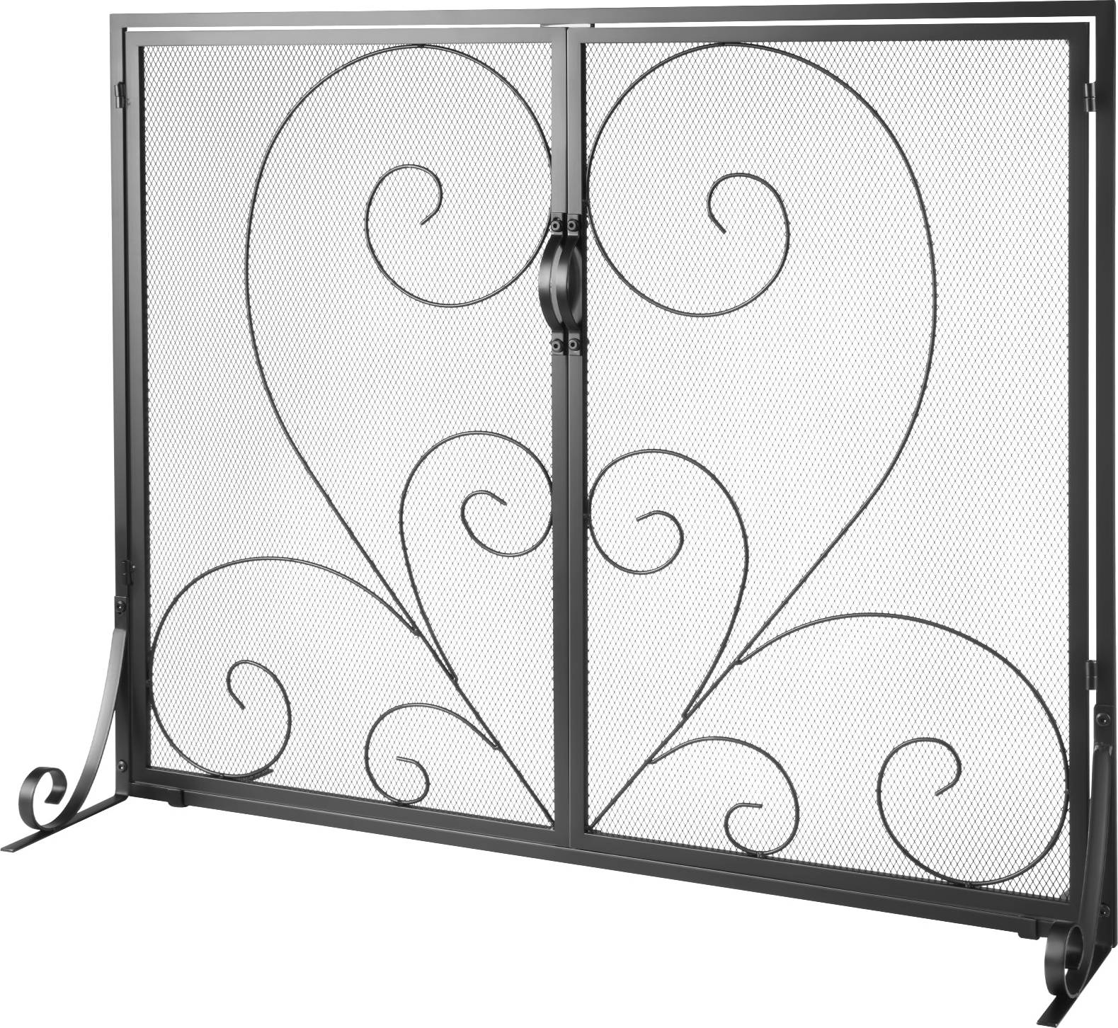 Screen door VEVOR Fireplace Screen 1 Panel With Door