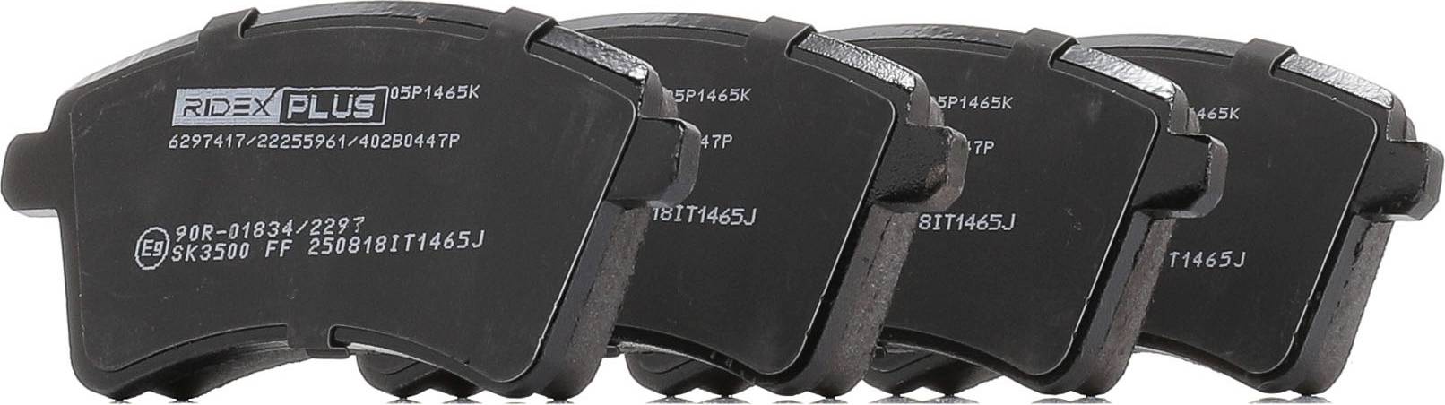 Ridex Plus Brake Pad Set Front Axle