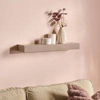 OHS Ribbed Rectangle Mounted Wall Shelf