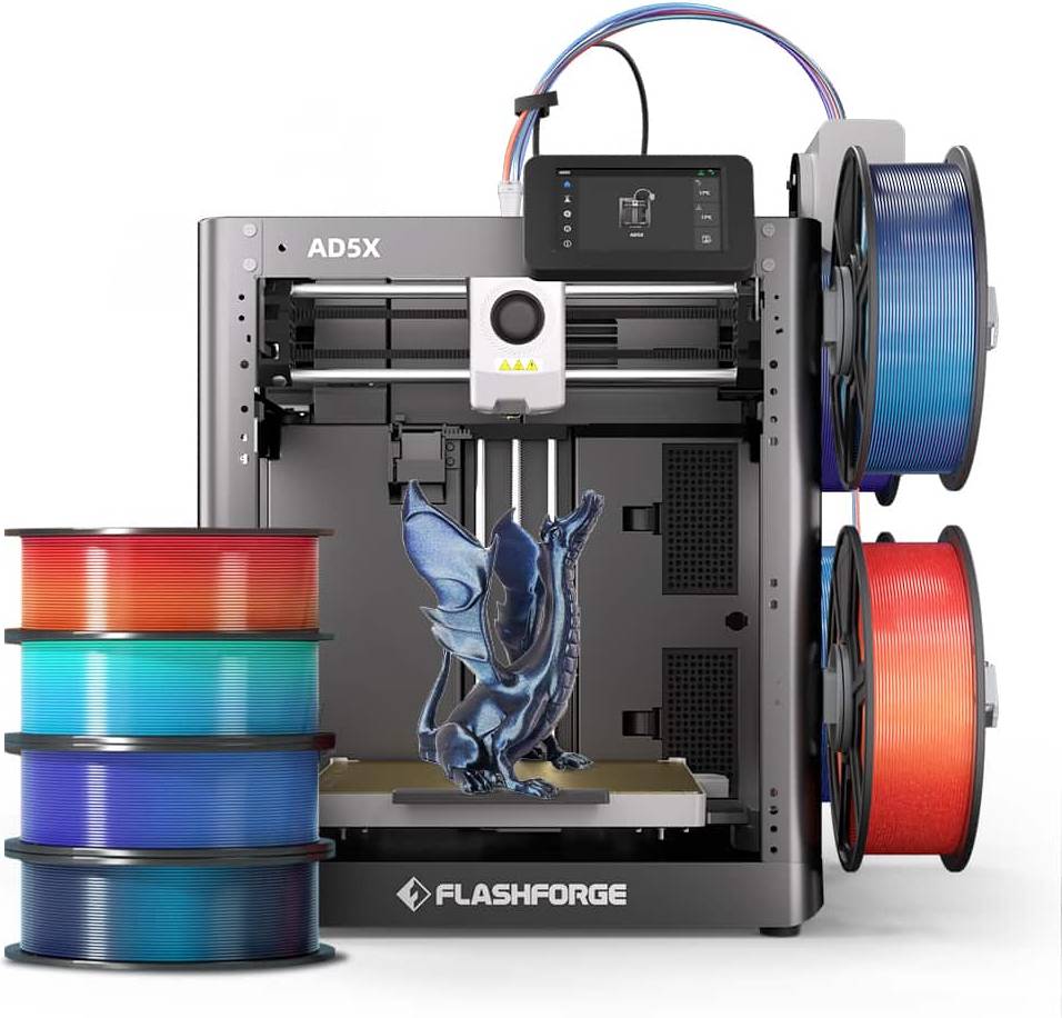 3d printer Flashforge AD5X Multi-Color 3D Printer Auto Leveling