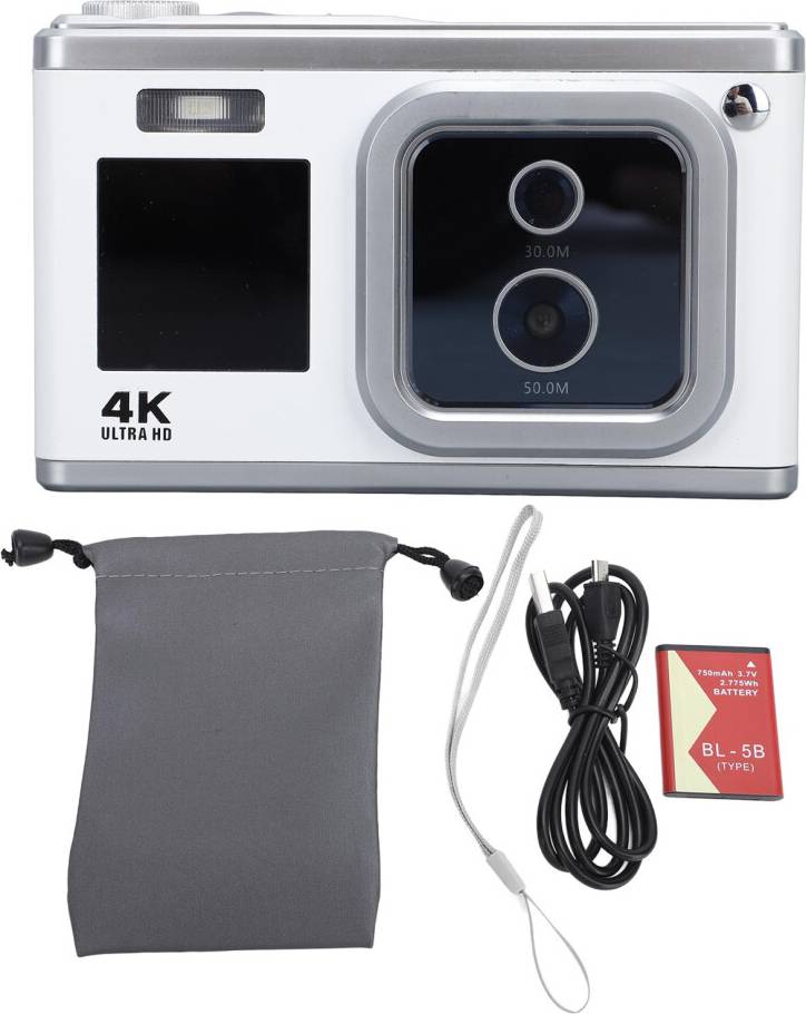 4K Dual-Lens Compact Camera