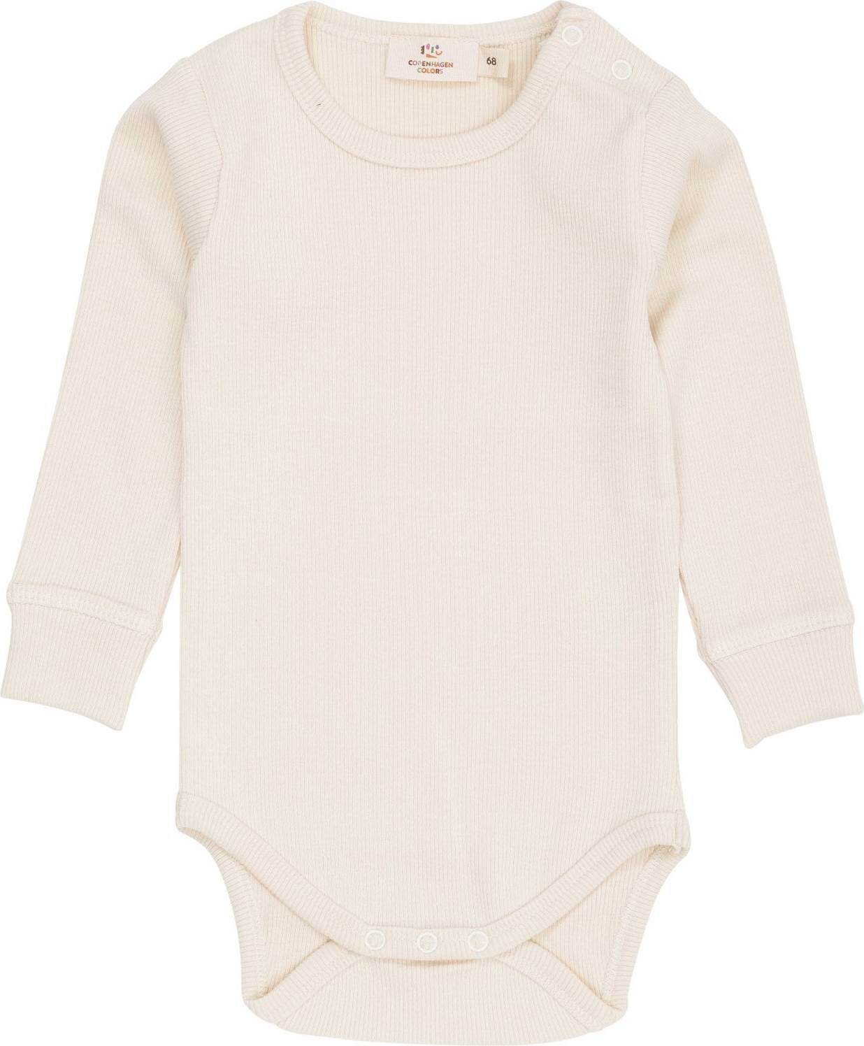 Copenhagen Colors Cream Modal Rib Ls Body