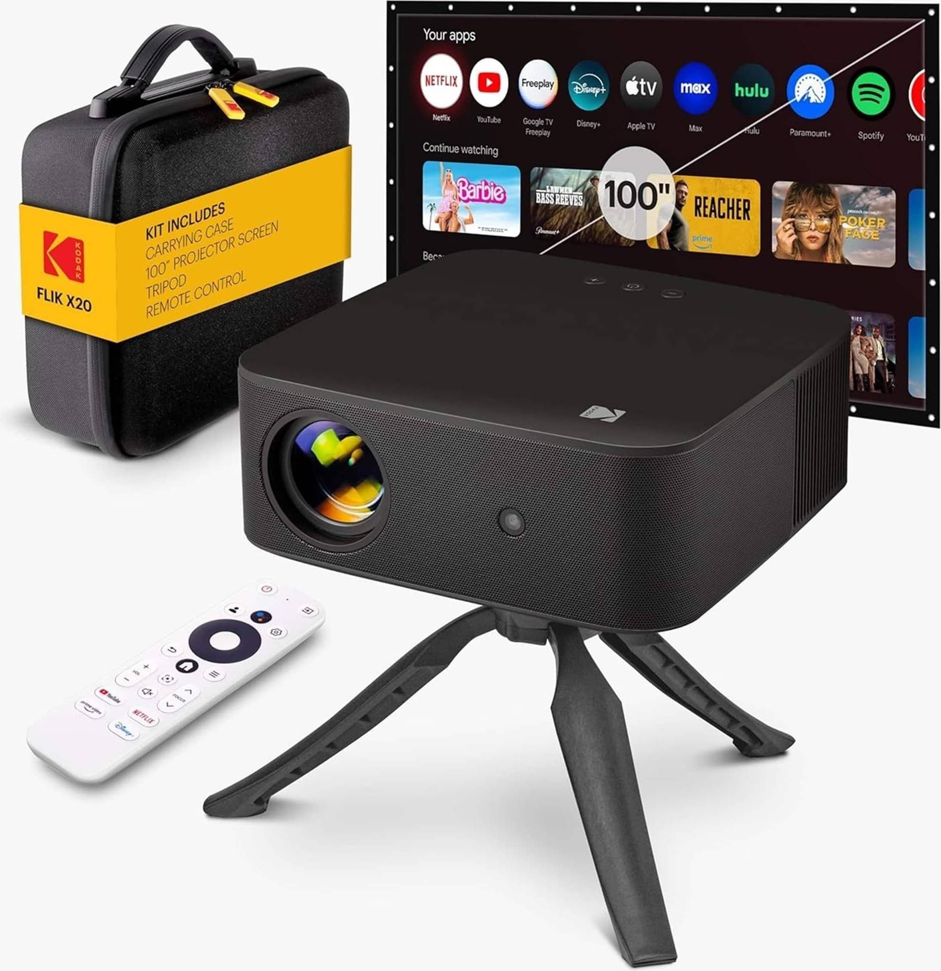 Flik X20 Full HD Smart Projector Kit