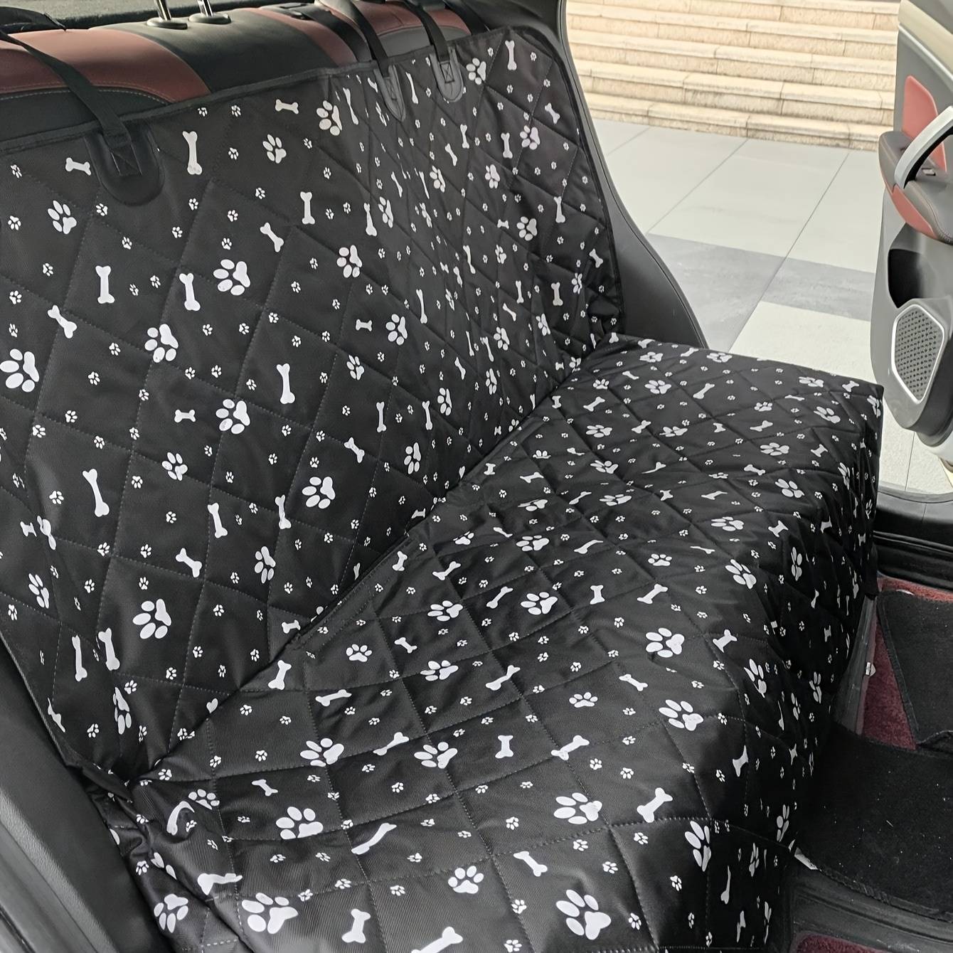 Temu Thickened Pet Seat Cover For Rear Protection