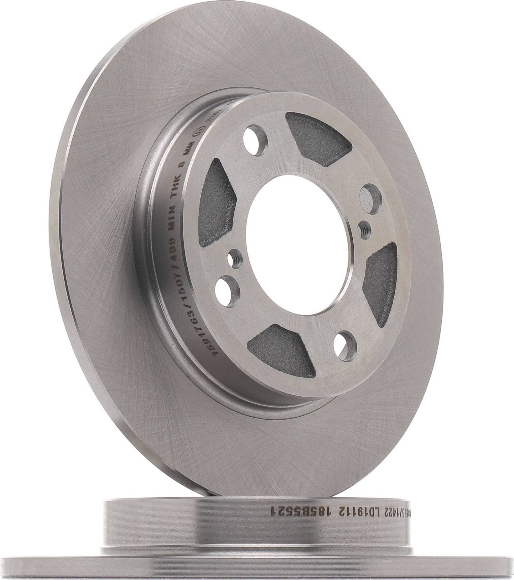 Ridex 82B2187 Brake Disc Rear Axle
