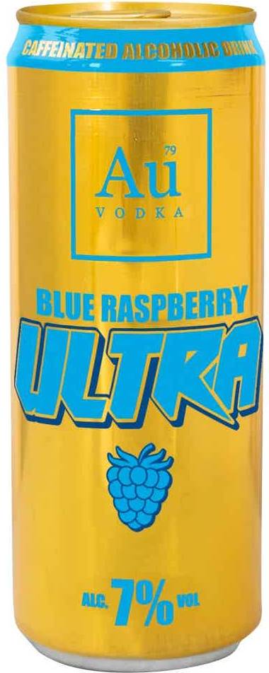 AU Vodka Blue Raspberry Ultra 500ml