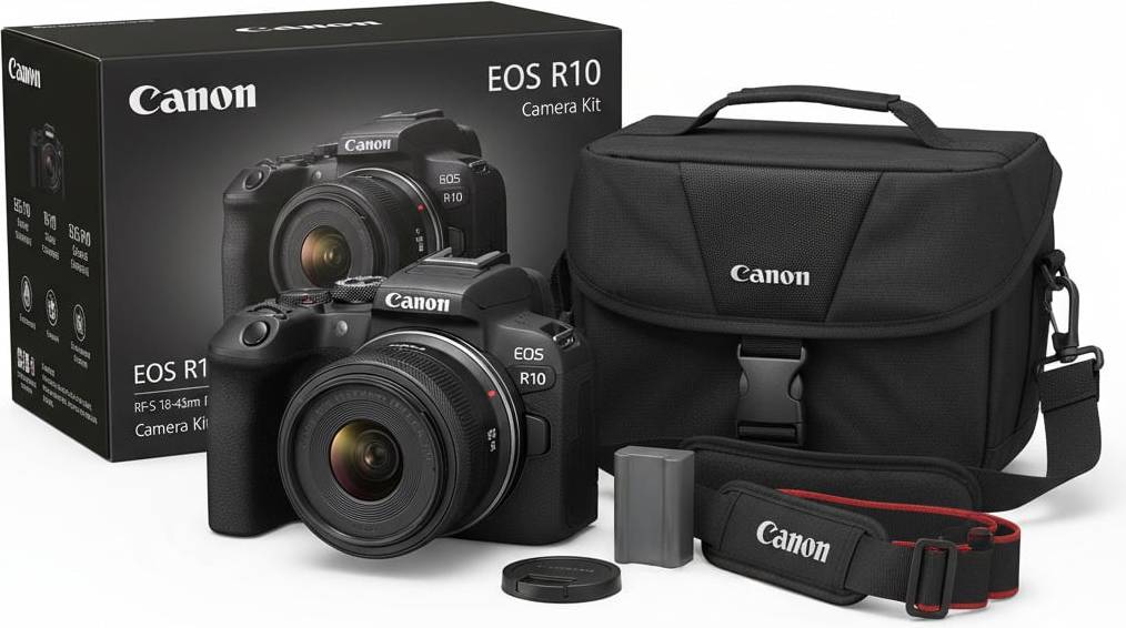 Canon eos r10 Canon EOS R10 Mirrorless Camera with RF-S 18-45mm Lens Kit