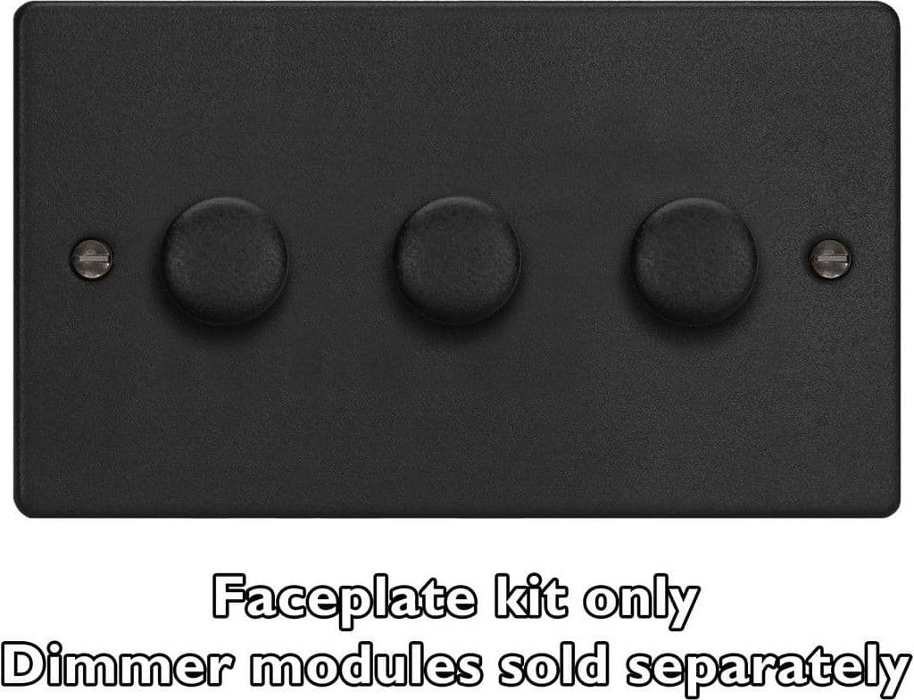 Varilight WDED3.MB Essential Matrix Dimmer Plate