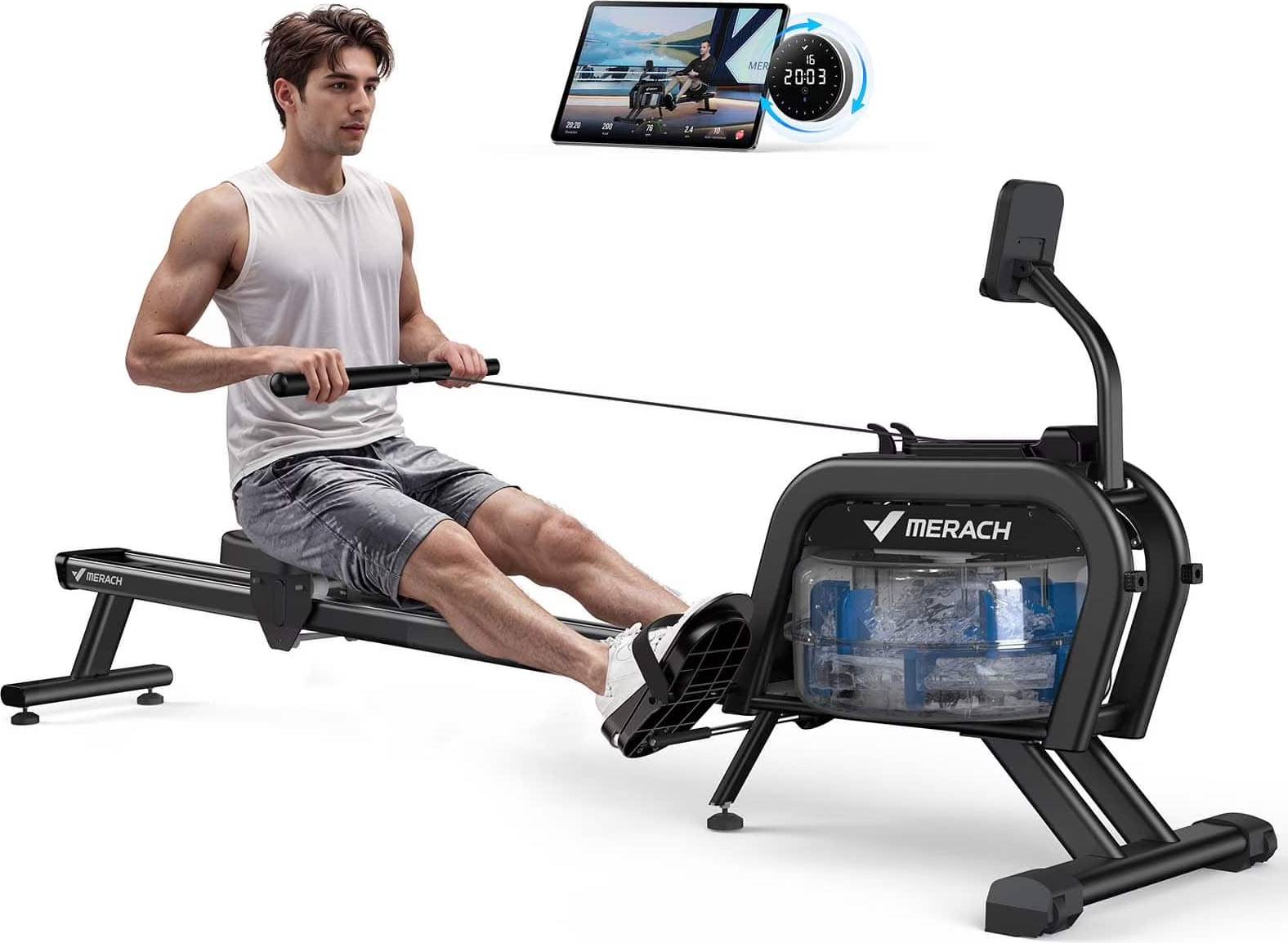 Rower machine Merach R06 Water Rowing Machine Magnetic Rower